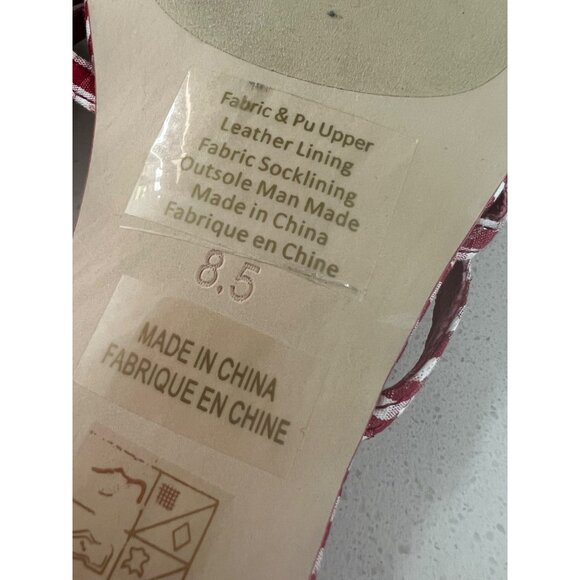 Jeffrey Campbell Women's Abeegail Gingham Slide Sandals Size 8.5 - Picture 9 of 9